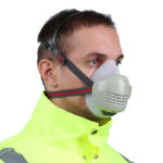 XYEHS 307GA Reusable Half Respirator Dust Mask with ≥95% Dust Filter Cotton, Food Grade Silicone Face Cover Face Shield for Woodworking, Painting, Machine Polishing, Welding - Image 4