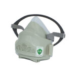 XYEHS 309GA Reusable Half Respirator Dust Mask with ≥95% Dust Filter Cotton, Food Grade Silicone Face Cover Face Shield for Woodworking, Painting, Machine Polishing, Welding