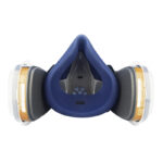 XYEHS 730G-QG7 Reusable Gas & Particulate Dual-Filtration Half Respirator Mask with 2x 95% Gas Fliter Cartridges, 2x ≥95% Dust Filter Cottons & 2 Filter Cotton Covers for Gases, Dust, Vapors, Chemicals, Paint, Spray - Image 4