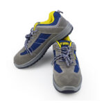 INXS 91501 Lightweight Suede Cowhide & Mesh Safety Work Shoes, Impact & Puncture Resistant Work Sneakers, 6KV Anti-Static & Anti-Slip Footwear, Breathable & Flexible