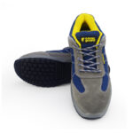 INXS 91501 Lightweight Suede Cowhide & Mesh Safety Work Shoes, Impact & Puncture Resistant Work Sneakers, 6KV Anti-Static & Anti-Slip Footwear, Breathable & Flexible - Image 2