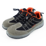 INXS 91510 Suede Cowhide & Mesh Fabric Safety Work Shoes, Impact & Puncture Resistant Steel Toe Work Sneakers, Anti-Slip Footwear for Industrial Construction - Image 3