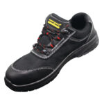 INXS 93540 Cowhide & Oxford Cloth Safety Work Shoes,  Impact & Puncture Resistant Steel Toe Work Sneakers, Anti-Slip Footwear for Industrial Construction - Image 3