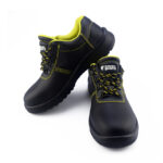 INXS 93550 Impact & Puncture Resistant Cowhide Leather Safety Work Shoes, Steel Toe Work Sneakers, Indestructible Footwear, Anti-Slip for Industrial Construction