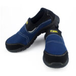 INXS 94607 Lightweight Suede Microfiber & Oxford Cloth Safety Work Shoes, Impact & Puncture Resistant Work Sneakers, Anti-Static & Anti-Slip Footwear, Breathable & Comfort Fit