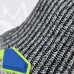 INXS ALPHA Cut & Impact Resistant Safety Work Gloves, Reinforced Forefinger & Thumb, Sandy Nitrile Dipped Coating Palm,TPR Full Finger & Knuckle, 13 Gauge Composite Knitted, Touchscreen - Image 4