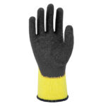 HANVO BJA0004 High Abrasion Resistant General Work Gloves, Crinkled Latex Palm Coating, 10 Gauge Polyester Lining, Oil & Water Resistant, Strong Grip - Image 2
