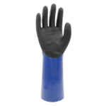HANVO CKJ800 36cm Dual Layered Full Nitrile Coating Chemical Resistant Gloves, Oil & Water Resistant, Micro-Foam Nitrile Palm, Flat Nitrile Knuckle & Arm, 18 Gauge Nylon Lining - Image 2