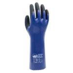 HANVO CKJ800 36cm Dual Layered Full Nitrile Coating Chemical Resistant Gloves, Oil & Water Resistant, Micro-Foam Nitrile Palm, Flat Nitrile Knuckle & Arm, 18 Gauge Nylon Lining