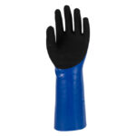 HANVO CKX872 36cm Dual Layered Full Nitrile Coating Chemical Resistant Gloves, Oil & Water Resistant, Micro-Foam Nitrile Palm, Flat Nitrile Knuckle & Arm, 18 Gauge CNM & Nylon Lining - Image 2