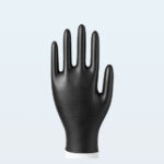 XYEHS DIA-G03 Diamond Textured Disposable Nitrile Industrial Safety Gloves, Industrial Grade, Chemical Resistant, Textured Fingertips, Surface-Chlorinated, Beaded Cuff, Powder Free, Latex Free - Image 3