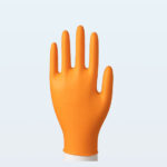 XYEHS DIA-G07 Diamond Textured Disposable Nitrile Industrial Safety Gloves, Industrial Grade, Chemical Resistant, Textured Fingertips, Surface-Chlorinated, Beaded Cuff, Powder Free, Latex Free, Non-Sterile - Image 3