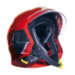 XYEHS F1XF Fire Helmet with Integrated Lighting Module, Rescue Anti-Impact Firefighter Protection Hard Hat, Thermoplastic Shell, Face Screen, Aluminum Foil Shawl - Image 5