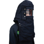 XYEHS GZ-LWS-012 High Temperature Steam Resistant Safety Hood Cap with Anti-Fog Face Screen, Water Resistant & Flame Retardant Hat, Heat Insulation, Lightweight & Comfortable - Image 3