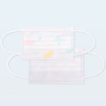 XYEHS KF-C P02 Type I Breathable Kids Face Mask, 3-Ply High-Density Filtration, Disposable Half Facial Mask, Filtration Efficiency ≥95%, Free of Glass Fiber, Latex, Plant Pattern - Image 3