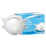 XYEHS KF-G F03V FFP3 Cup Type Face Mask, 4ply Foldable Facial Mask, Filtration Efficiency ≥99%, with Valve, External Bridge Crossbar, Head-Loop, Cushioned Lining, Class Ⅲ