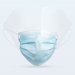 XYEHS KF-I P01(R) Type IIR Face Mask with Detachable Anti-Fog Eye Shield, Single Use, 3 Ply Disposable Medical Surgical Facial Mask, Filtration Efficiency ≥98%, Ear Loop, Hidden Bridge Crossbar, Non-Sterile - Image 2