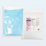 XYEHS KF-IG A02 Disposable Isolation Gown with Long Sleeves, PP&PE Coating Film, Elastic Knitted Cuffs, Waist & Neck Tie, Water & Blood Repellent, Impact Peneration Resistant - Image 4