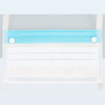 XYEHS KF-J P01(R) Type IIR Tie-On Face Mask with Detachable Anti-Fog Eye Shield, Single Use, 3 Ply Disposable Medical Surgical Facial Mask, Filtration Efficiency ≥98%, Adjustable Headband, Hidden Bridge Crossbar, Non-Sterile - Image 4