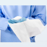 XYEHS KF-SG A01(EO) Disposable Surgical Isolation Gown with Long Sleeves, Knitted Cuffs, Velcro Necking, Medical & Industrial PPE Protective Workwear - Image 4