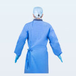 XYEHS KF-SG A01(EO) Disposable Surgical Isolation Gown with Long Sleeves, Knitted Cuffs, Velcro Necking, Medical & Industrial PPE Protective Workwear - Image 2