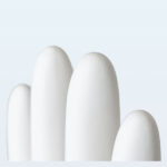 XYEHS KG-1304 12" Extended Cuff Disposable Sterile and Clean-Room Nitrile Gloves, Class 100/ISO 5, Textured Fingertip, Beaded Cuff, Surface-Chlorinated, Latex-Free, Water & Oil Repellent - Image 2