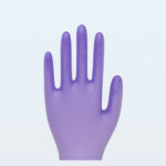 XYEHS KG1802 Disposable Medical Nitrile Safety Gloves, Chemotherapy Resistant, Textured Finger, Beaded Cuff, Non-sterile, Powder Free, Latex Free for Food, Health - Image 2