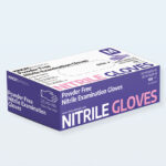 XYEHS KG1802 Disposable Medical Nitrile Safety Gloves, Chemotherapy Resistant, Textured Finger, Beaded Cuff, Non-sterile, Powder Free, Latex Free for Food, Health - Image 4