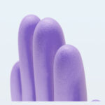 XYEHS KG1802 Disposable Medical Nitrile Safety Gloves, Chemotherapy Resistant, Textured Finger, Beaded Cuff, Non-sterile, Powder Free, Latex Free for Food, Health - Image 3