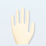 XYEHS KG-2101 Natural Latex Disposable Examination Gloves, Medical Grade, Textured Fingertips, Beaded Cuff, Water & Oil Repellent, Health Care - Image 3