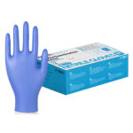 XYEHS KG1101 Disposable Accelerator-Free Disposable Nitrile Examination Gloves, Medical & Food-Grade Safety Gloves, Beaded Cuffs, Non-sterile, Powder Free, Latex Free