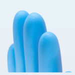 XYEHS KG1101-D Disposable Nitrile Industrial Safety Gloves, Industrial & Medical Gloves, Anti-Static, Textured Fingertips, Surface-Chlorinated, Beaded Cuff, Powder Free, Latex Free, Non-Sterile - Image 2