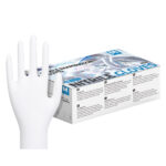 XYEHS KG1104 Medical Nitrile Gloves, Industrial & Food-Grade Safety Gloves, Textured Fingertips, Surface-Chlorinated, Beaded Cuffs, Non-sterile, Powder Free, Latex Free