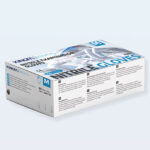 XYEHS KG1104 Medical Nitrile Gloves, Industrial & Food-Grade Safety Gloves, Textured Fingertips, Surface-Chlorinated, Beaded Cuffs, Non-sterile, Powder Free, Latex Free - Image 4