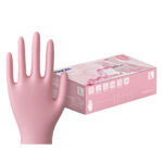 XYEHS KG1106 Medical Nitrile Gloves, Industrial & Food-Grade Safety Gloves, Textured Fingertips, Surface-Chlorinated, Beaded Cuffs, Non-sterile, Powder Free, Latex Free