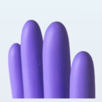 XYEHS KG1802 12" Extended Cuff Disposable Medical Nitrile Safety Gloves, Chemotherapy Resistant, Beaded Cuff, Non-sterile, Powder Free, Latex Free for Food, Health - Image 2