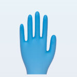 XYEHS KS-ST-RT021(374) Disposable Nitrile Medical Examination Safety Gloves, Industrial & Food Grade Gloves, Anti-Static, Textured Finger, Beaded Cuff, Powder Free, Latex Free, Non-Sterile - Image 3