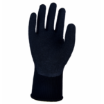 HANVO LB111 Abrasion Resistant General Work Gloves, Soft & High Dexterity Gardening Gloves, Wrinkled Latex Dipped Palm, 10 Gauge Polyester Terry Shell, Great Grip - Image 2