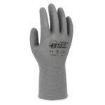 HANVO LB311 Abrasion Resistant General Work Gloves, Soft & High Dexterity Gardening Gloves, Crinkled Latex Dipped Palm, 10 Gauge Polyester Yarn Shell, Great Grip