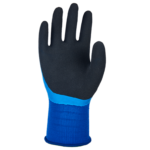 HANVO LKX301 Triple Layered Full Coating Rubber Latex General Work Gloves, Anti-Slip & Water Resistant, Great Grip, Flat Latex Knuckle, Wrinkled Latex Palm, 13 Gauge Nylon Lining - Image 2