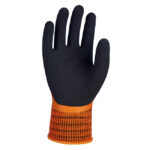 HANVO LKX680 Dual-Layered Full Latex Winter Thermal Work Gloves, Crinkled Latex Palm & Smooth Latex Back Coating, 13 Gauge Acrylic Fleeced Shell, Abrasion Resistant, Waterproof Gardening Gloves, Super Grip - Image 2