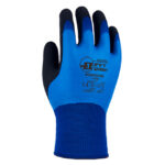 HANVO LKX970 Triple Dipped Full Latex Winter Thermal Work Gloves, Sandy Latex Palm & Smooth Latex Back Coating, Nylon/Acrylic Fleeced Shell, Cold Resistant, Waterproof, Super Grip