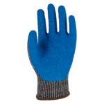 HANVO LN3180 ANSI CUT A5 Cut Resistant Safety Work Gloves, Crinkled Latex Rubber Palm Coating, 13 Gauge HPPE/Steel/Basalt, Water & Oil Resistant, Abrasion Resistant, Strong Grip - Image 2