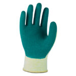 HANVO LN330 ANSI CUT A2 Cut Resistant Safety Work Gloves, Crinkle Latex Rubber Dipped Palm Coating, 13 Gauge HPPE Lining, High Abrasion Resistant, Anti-Slip & Water Resistant, Strong Grip - Image 2