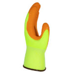 HANVO LN8165 ANSI CUT A2 Cut Resistant Work Gloves, 18 Guage HPPE/Glass Fiber/Polyester Liner, Crinkled Latex Palm Coated, Great Grip, Comfortable Fit - Image 3