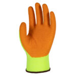 HANVO LN8165 ANSI CUT A2 Cut Resistant Work Gloves, 18 Guage HPPE/Glass Fiber/Polyester Liner, Crinkled Latex Palm Coated, Great Grip, Comfortable Fit - Image 2