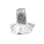 XYEHS LWS-020 Aluminized Heat Resistant Safety Hood with Velcro, 1000°C Fireproof Anti Thermal Radiation Cover, Aluminium Foil Head Protection Apparel - Image 4