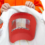 XYEHS LWS-021 Aluminized Heat Resistant Safety Hood with Reinforced & Chrome Plated Face Screen, 1000°C Fireproof Anti Thermal Radiation Cover, Extended Aluminium Foil Protection Apparel - Image 5