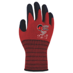 HANVO LX680 General Thermal Work Gloves, Abrasion Resistant, Soft & High Dexterity Gardening Gloves, Wrinkled Latex Dipped Palm, 13 Gauge Acrylic Fleeced Shell, Super Grip