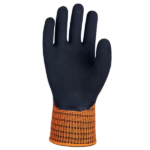 HANVO LX970 General Thermal Work Gloves, Abrasion Resistant, Soft & High Dexterity Gardening Gloves, Wrinkled Latex Dipped Palm, 13 Gauge Acrylic Fleeced Shell, Super Grip - Image 2